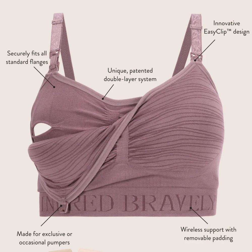 Kindred Braverly - Nursing / Pumping Bra - XL
